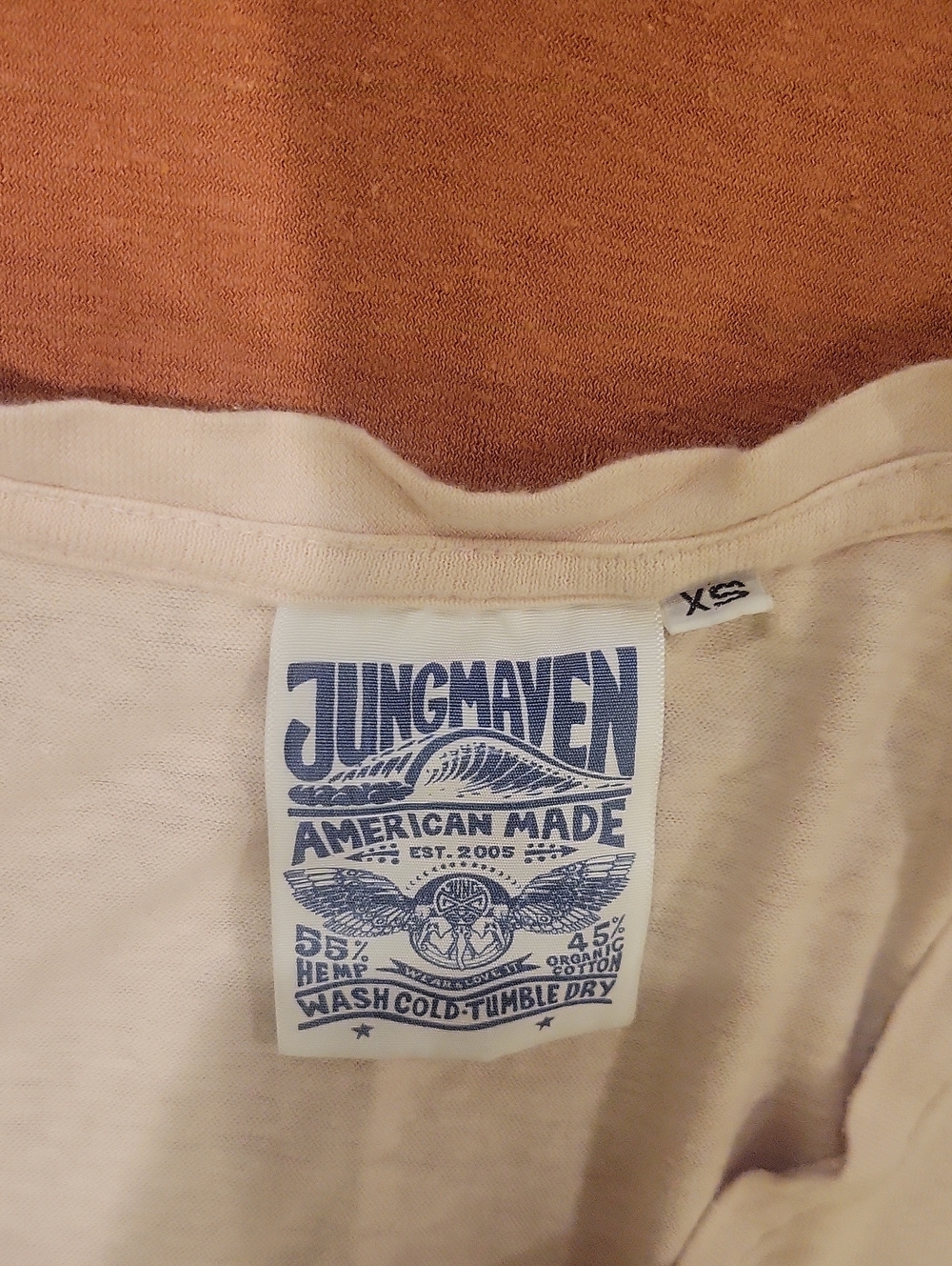 Jungmaven Short Sleeve Tee Shirt Bundle Hemp Organic Cotton Blend XS Small - Picture 3 of 5